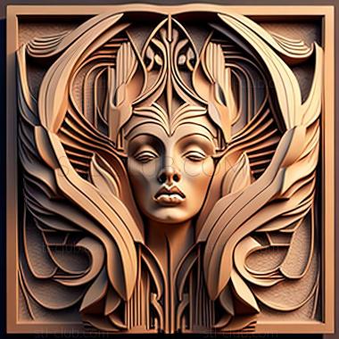 3D model art deco (STL)